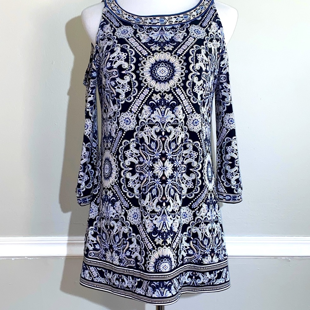 WHBM Cold Shoulder Top